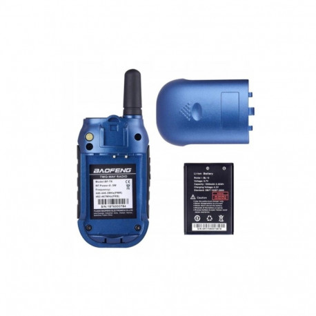 Children's Walkie Talkie - Baofeng BF-T6 Panda, 8 Channels, 3 km Range, Black