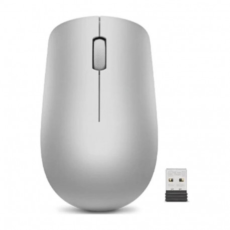 Wireless Mouse - Lenovo 530, 1200 DPI, Up To 12 Months Battery Life, Platinum Grey