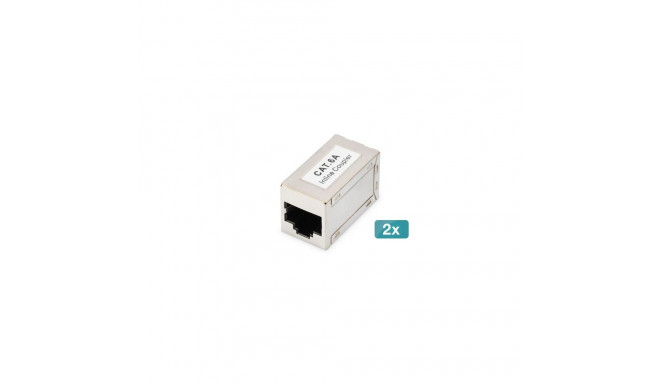 Digitus CAT 6A modular couplers, shielded - 2 pieces