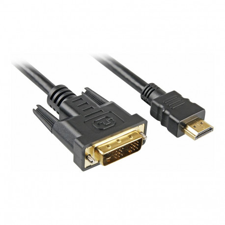 "Sharkoon Kabel HDMI -> DVI-D (18+1) 3m schwarz"