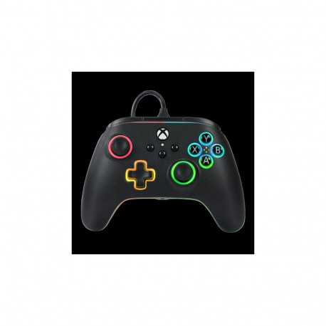 Pult PowerA Advantage Wired Controller for Xbox Series X/S must koos Lumectra RGB valgustusega