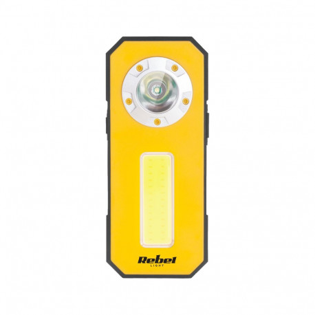Mini akumulatorowa lampa warsztatowa (3W COB + 3W LED)