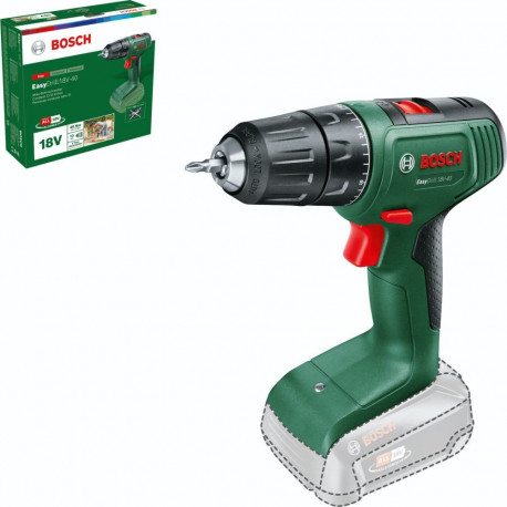 EasyDrill akutrell 18V-40 ilma akuta ja laadijata POWER FOR ALL ALLIANCE, roheline/must
