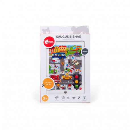 bo. Educational tablet "Traffic" (In Lithuanian lang.) (no batteries)