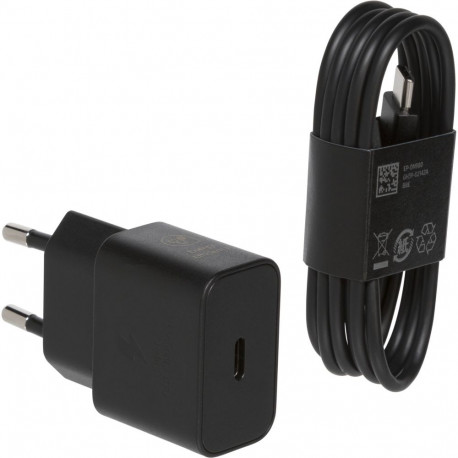 kiirlaadija EP-T2510X 25W GaN PD 3.0 SFC 1m kaabliga, must