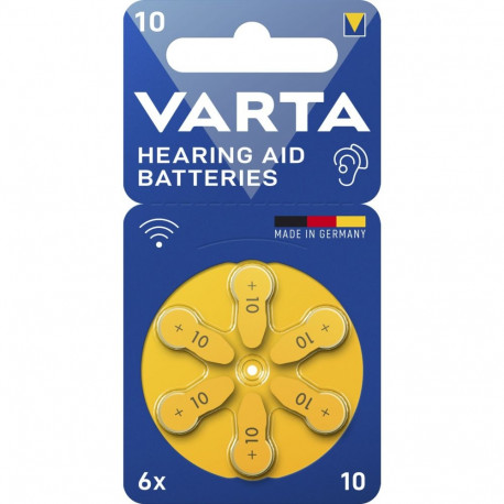 Kuuldeaparaadi patarei PR10 Zinc Air, 6tk