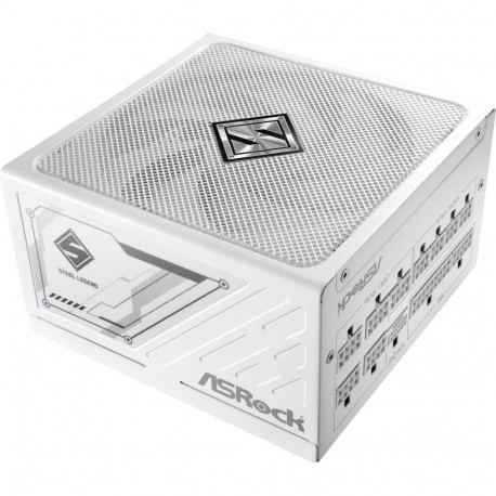 Steel Legend SL-850GW (weiß, 1x 12-Pin High Power GPU, 2x PCIe, Kabelmanagement, 850 Watt)