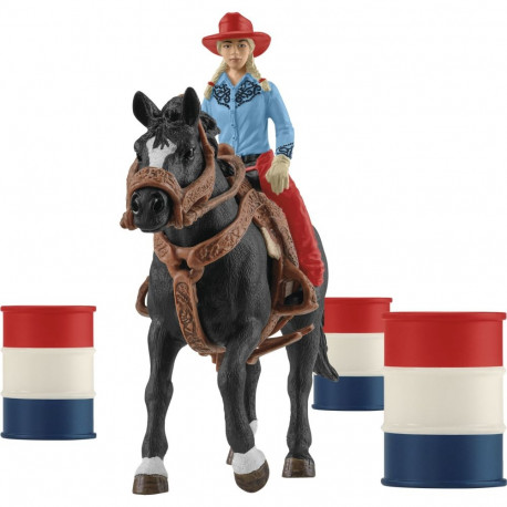 Farm World Barrel Racing mit Cowgirl