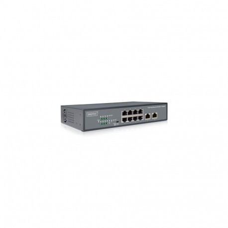 Digitus DN-95323-1 network switch Unmanaged Fast Ethernet (10/100) Power over Ethernet (PoE) Grey