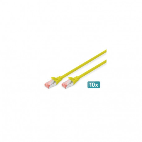 Digitus CAT 6 S/FTP patch cable, 10 pieces