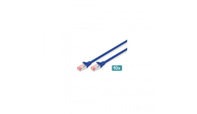 Digitus CAT 6 S/FTP patch cable, 10 pieces