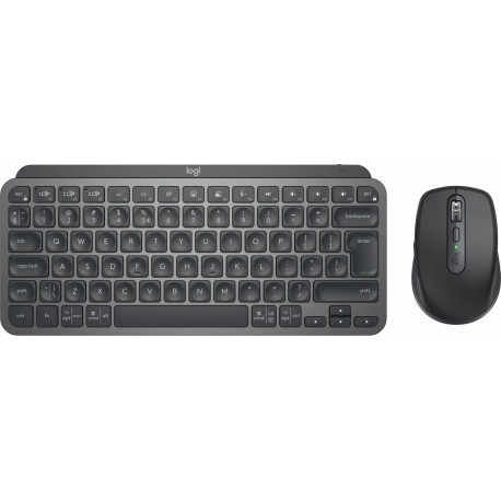 Logitech juhtmevaba klaviatuur + hiir MX Keys Mini Combo for Business, graphite