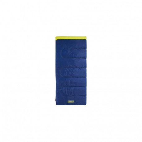 Coleman Heaton Peak 220 Adult Rectangular sleeping bag Cotton, Polyester Blue, Yellow
