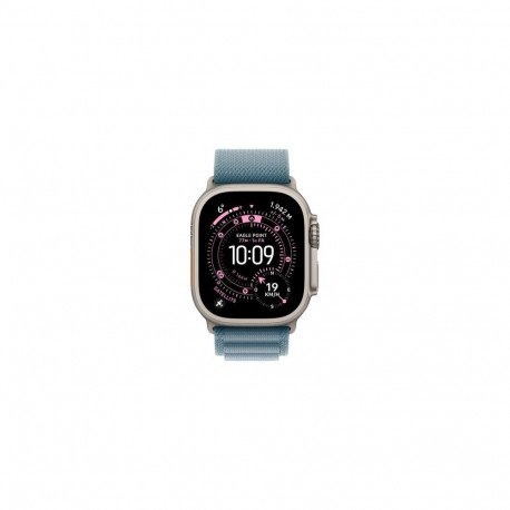 Apple MG9M4ZM/A smart wearable accessory Band Blue Titanium, Polyester, Spandex