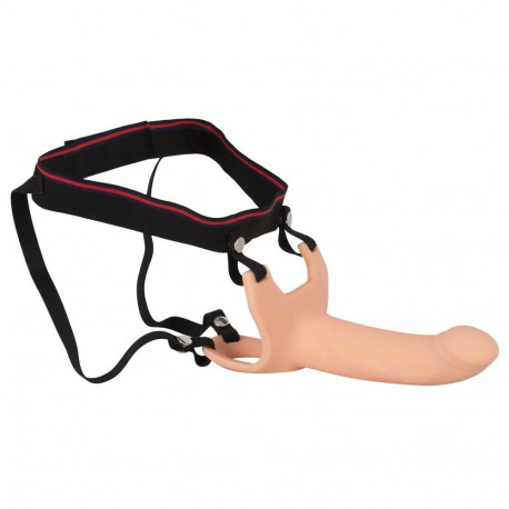 Silikonowy Strap-on +6cm