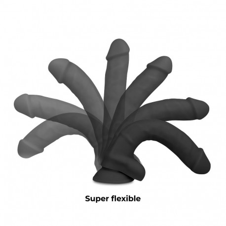 COCK MILLER - SILICONE DENSITY COCKSIL ARTICULABLE BLACK 24 CM