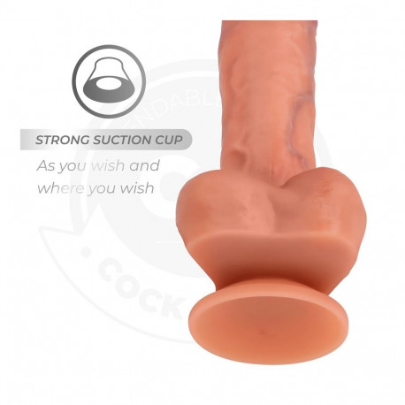 COCK MILLER dildo 17.8cm liigendatav hüperrealistlik