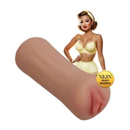 Pinup Dolls masturbaator Slumber Party Slut Bettie Blowkiss TPE väike 127g, beež