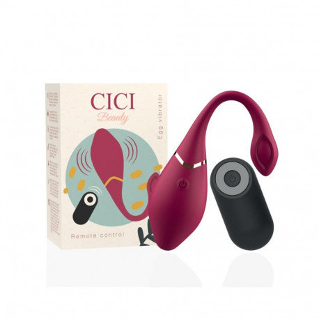 CICI BEAUTY esmaklassiline silikoonist munavibraator kaugjuhtimispuldiga
