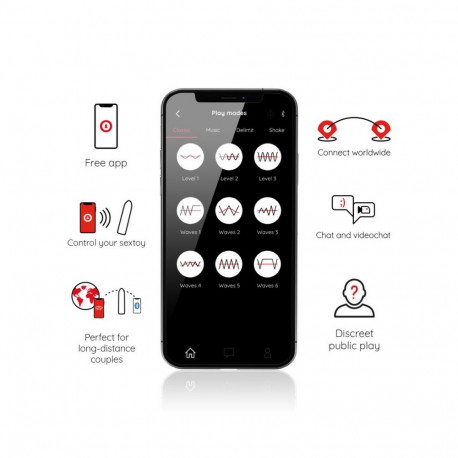 ONINDER - BERLIN BULLET VIBRATOR BLACK 9 MODES 8.5 X 2 CM - FREE APP