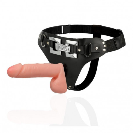 HARNESS ATTRACTION luksuslik kinnitusrihm reaalse vibratsiooniga 18cm Ø 4.5cm