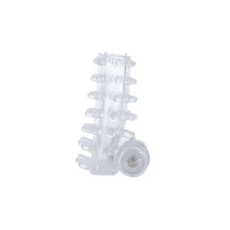 CASUAL LOVE - RING VIBRATING SLEEVE TRANSPARENT