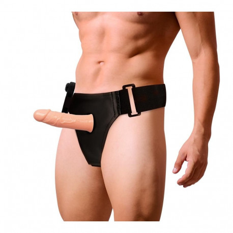 HARNESS ATTRACTION - GREGORY HOLLOW RNES WITH VIBRATOR 16.5 CM -O- 4.3 CM