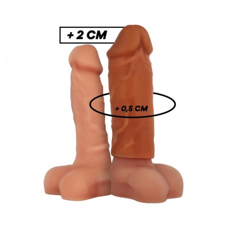 VIRILXL peenise pikendaja V3 liquid silicone, pruun