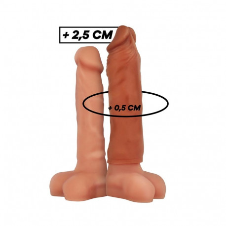 VIRILXL - LIQUID SILICONE V5 BROWN PENIS EXTENSION