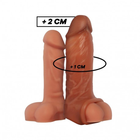 VIRILXL - LIQUID SILICONE V7 BROWN PENIS EXTENSION