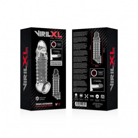 VIRILXL - PENIS EXTENSION AND SHEATH V11 TRANSPARENT