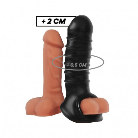 VIRILXL - PENIS EXTENSION AND SHEATH V15 BLACK