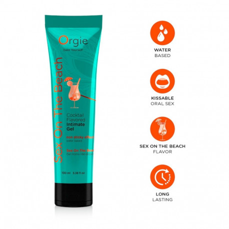 Orgie intiimgeel cocktail sex on the beach veepõhine suudeldav 100ml