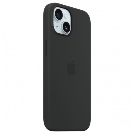 "APPLE iPhone 15 Silicone Case with MagSafe - Black"