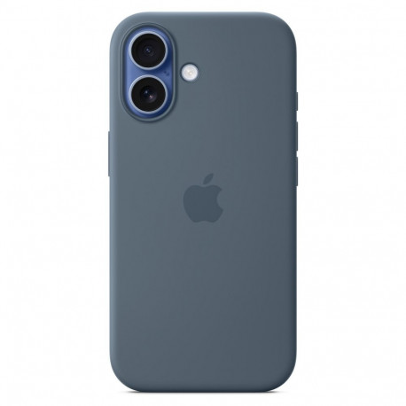 "Silikon Case iPhone 17 mit MagSafe (maritimblau)"