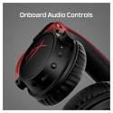 HyperX peakomplekt Cloud Alpha juhtmega, must-punane