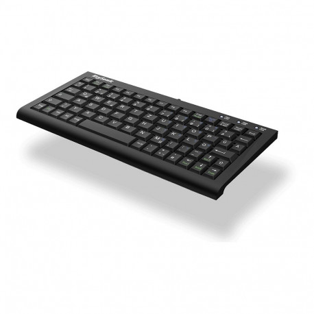 "KeySonic TAS ACK-3401U Corded (UK) Kompakt SoftSkin schwarz"
