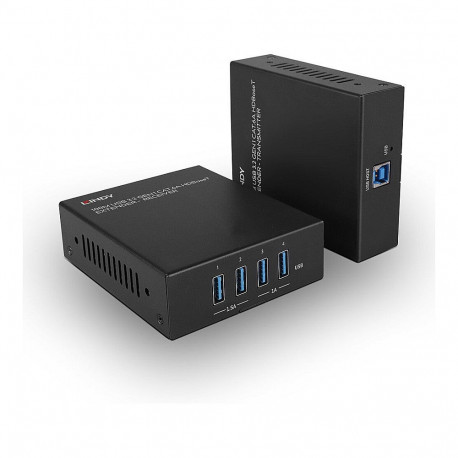 "LINDY USB 3.2 Gen 1 Cat.6A HDBaseT Extender 100m"