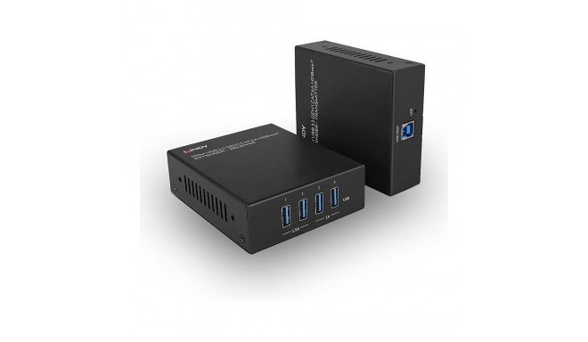 LINDY pikendi USB 3.2 Gen 1 Cat.6A HDBaseT 100m