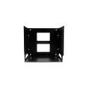 "Wandmontage Server Rack mit Fachboden - 4HE - Anpassbar von 30,5 cm - 45,7cm"