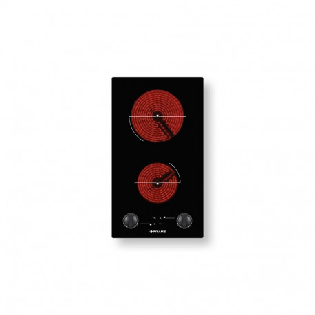 Ceramic hob Pyramis black