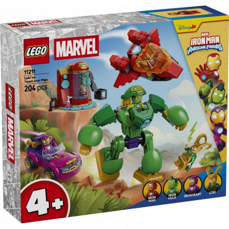 Blocks Super Heroes klotsikomplekt 11211 Loki vs. Team Iron Man