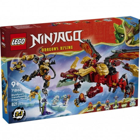 Ninjago klotsikomplekt 71868 Wyldfyres muunduv draakonirobot