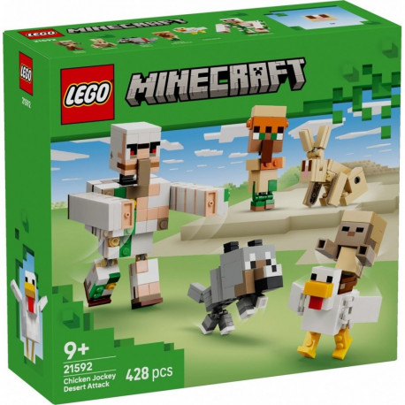 LEGO Minecraft 21592 Chicken Jockey Desert Attack