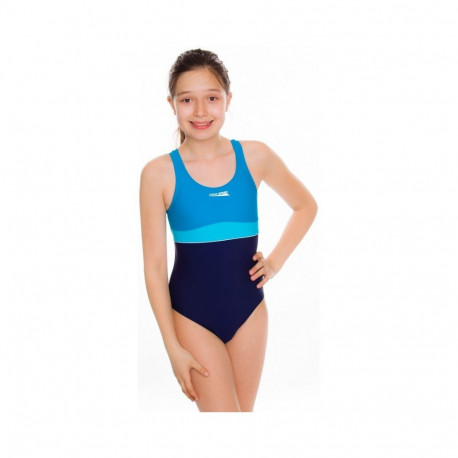 Ujumistrikoo Aqua-Speed Emily tumesinine/türkiis