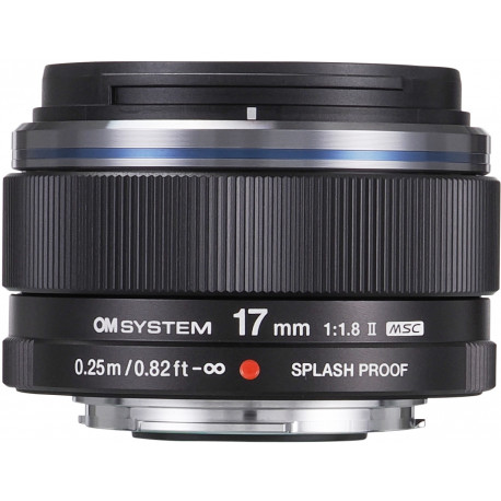 OM SYSTEM M.Zuiko Digital ED 17mm f/1.8 II objektiiv, must