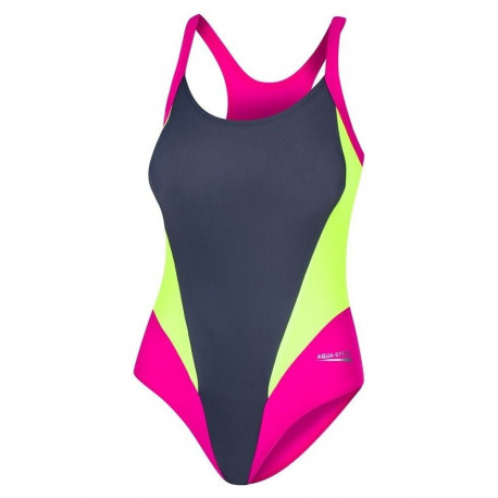 Ujumistrikoo Aqua-Speed Sonia hall/roosa/neoon