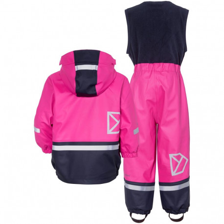 Vihmariiete komplekt Didriksons Boardman Kids Set roosa