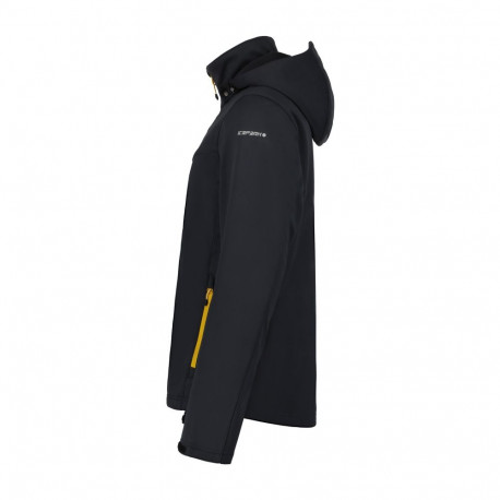 Softshell Icepeak Biggs must/kollane
