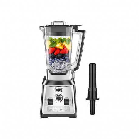 Blender - Amzchef CE-NY-8088MJD 2000W Motor, 2L Capacity, 8 Speed Settings, Black